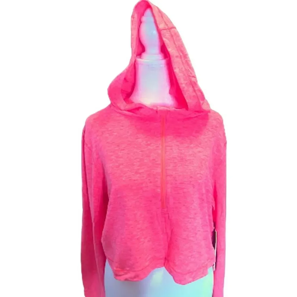 90 Degree by Reflex Pink Half Zip Pullover Hoodie‎ Size Large NWT - Picture 3 of 8